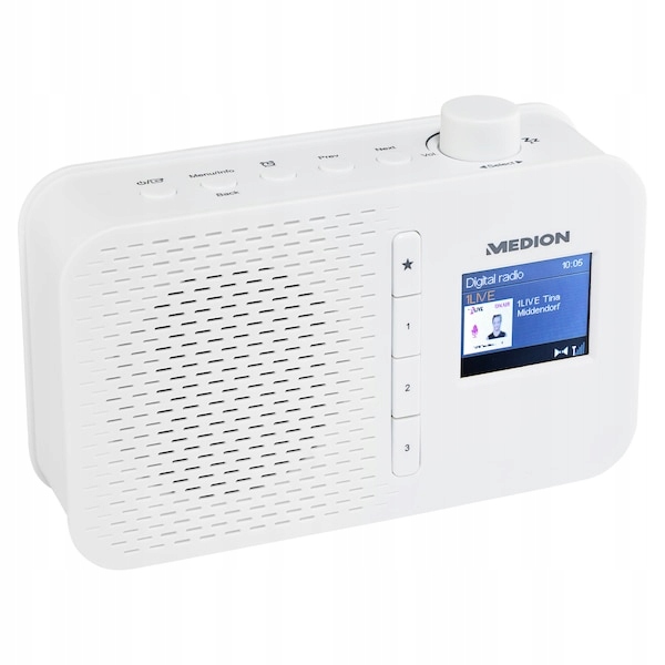 KOMPAKTOWE RADIO CYFROWE MD44187 DAB+ FM KOLORY