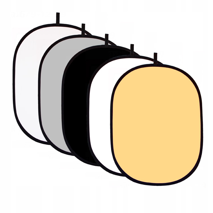 Blenda 5w1 60x90cm srebrna złota biała dyfuzor
