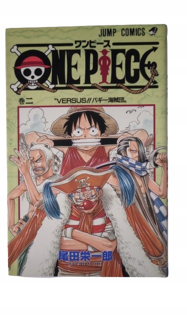 One Piece tom 2 po japońsku, manga, Eiichiro Oda, Japanese Edition