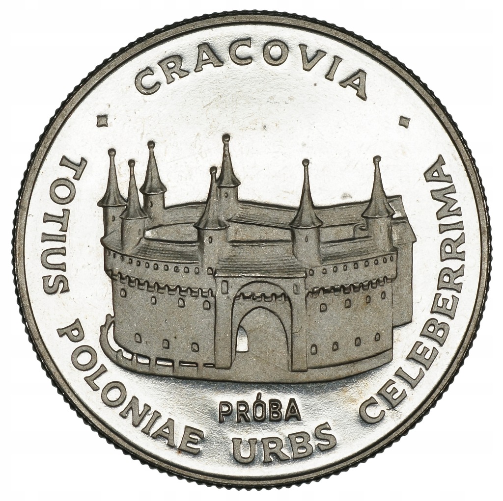 PRL - 20 złotych 1981 - Kraków Barbakan - próba miedzionikiel