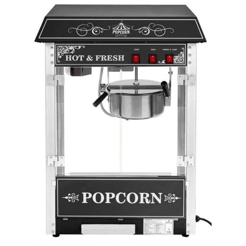 Profesjonalna wydajna maszyna do popcornu mobilna