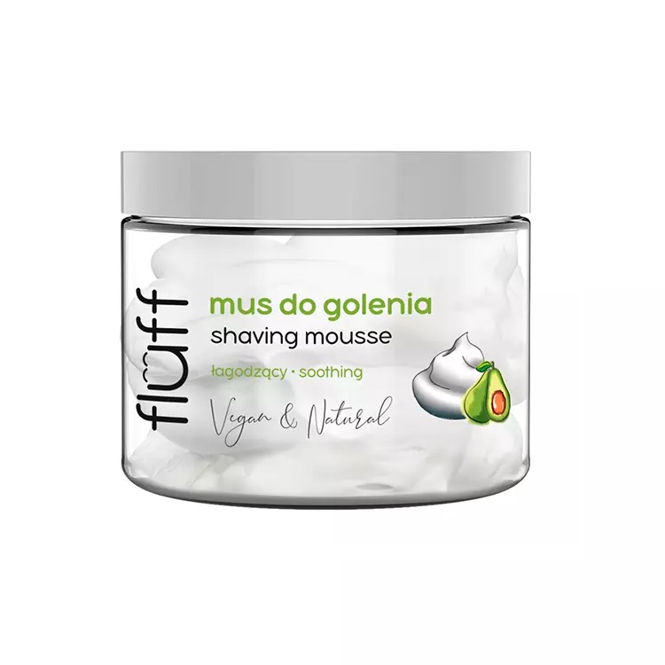 Fluff Shaving Mousse mus do golenia z awokado i P1