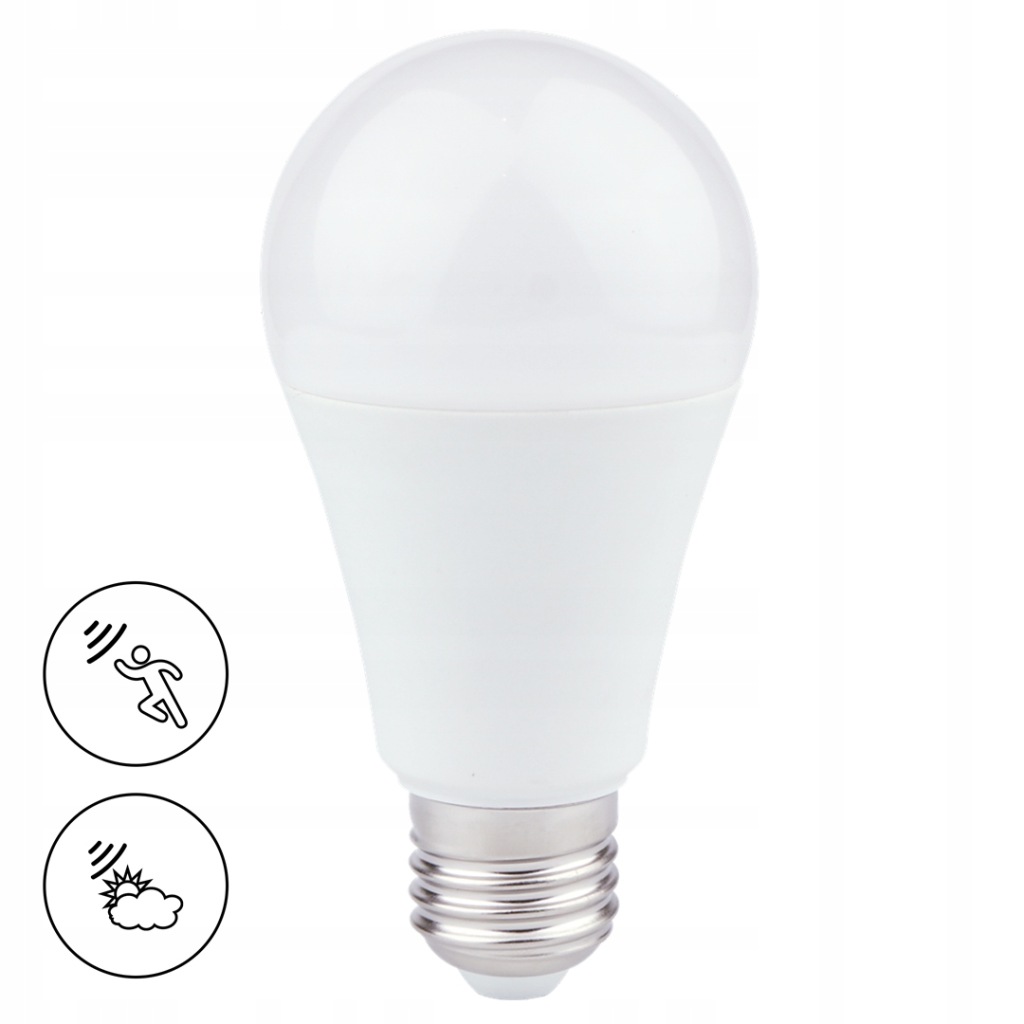 Żarówka LED 9W A60 E27 3000K Zmierzchowa Eko-Light