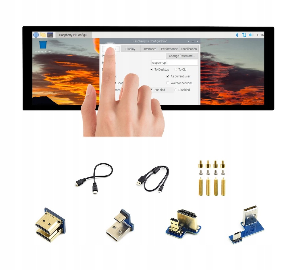 Waveshare Raspberry Pi 7.9inch Capacitive Lcd Hdmi