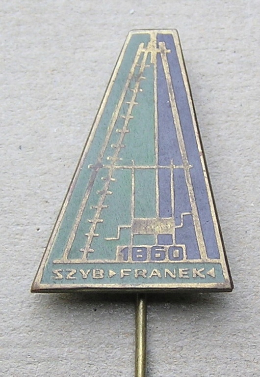 Odznaka Szyb Franek Kopalnia Nafty Bóbrka 1860