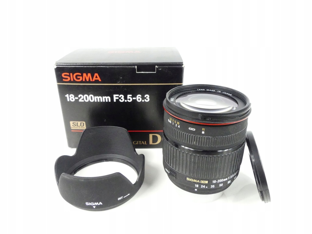 Sigma 18200 mm f/3.56.3 DC Nikon 24h Fra 7731089016 oficjalne