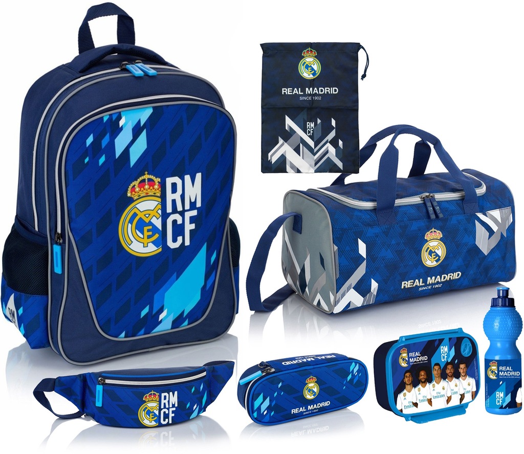Zestaw Szkolny Plecak Real Madryt Dla Kibica 7w1 8329096892 Oficjalne Archiwum Allegro