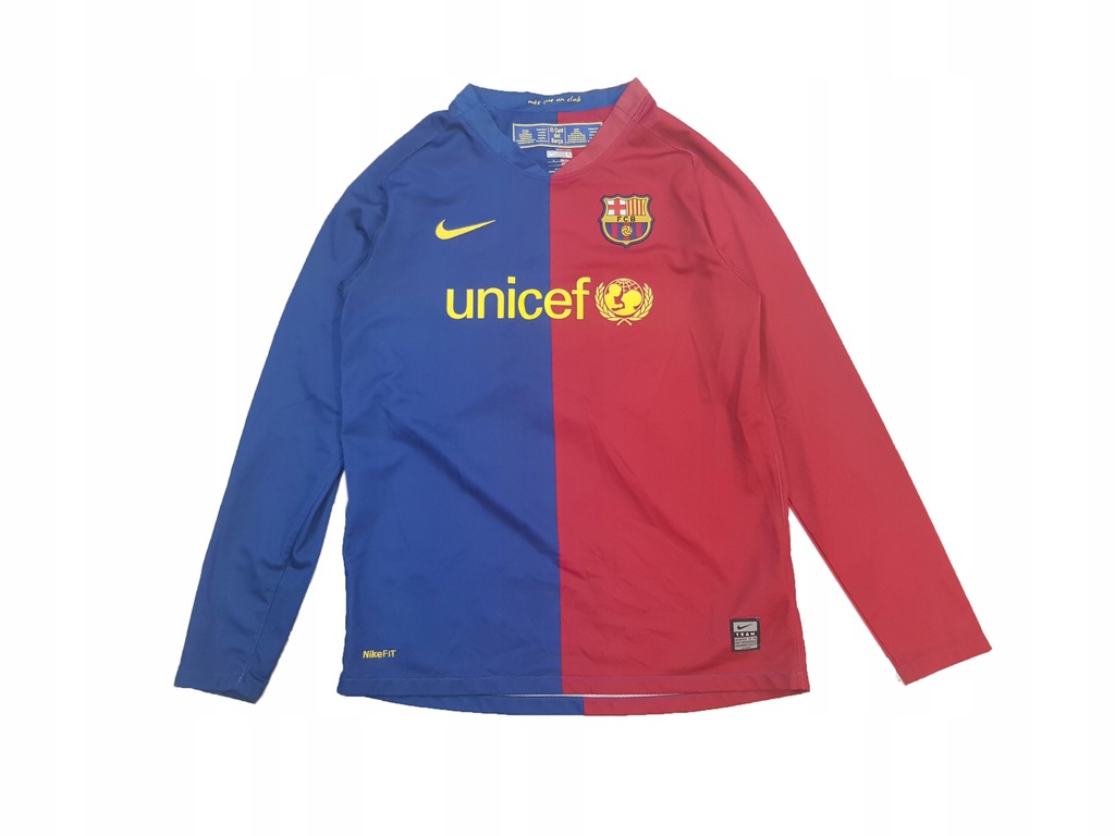 NIKE FC BARCELONA UNICEF koszulka długi rękaw L 12939880782