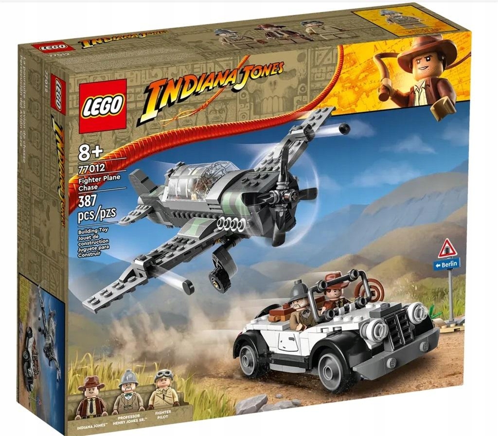 Lego INDIANA JONES 77012 Pościg myśliwcem