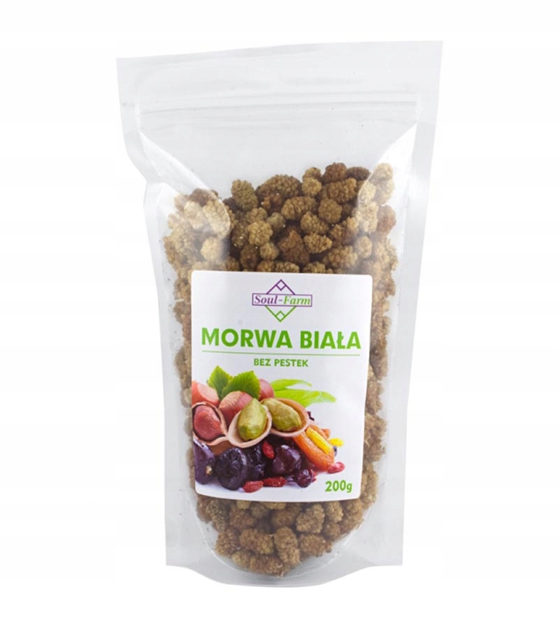 Morwa biała suszona bez pestek Soul Farm 200 g