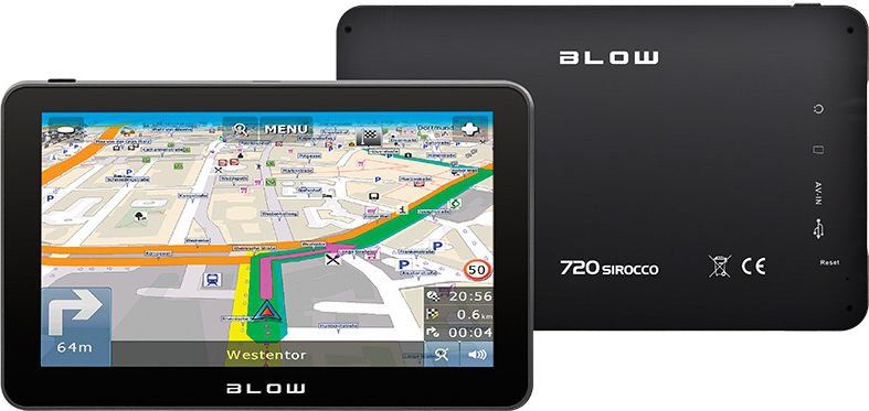 Nawigacja BLOW 7" EUROPA AKTUAL BLUETOOTH FM