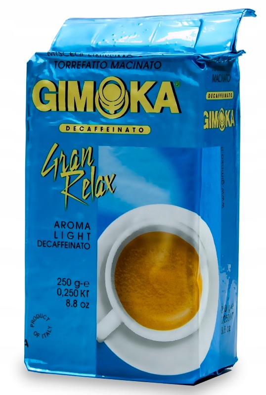 Kawa BEZKOFEINOWA Mielona GIMOKA 250g Sprawdź