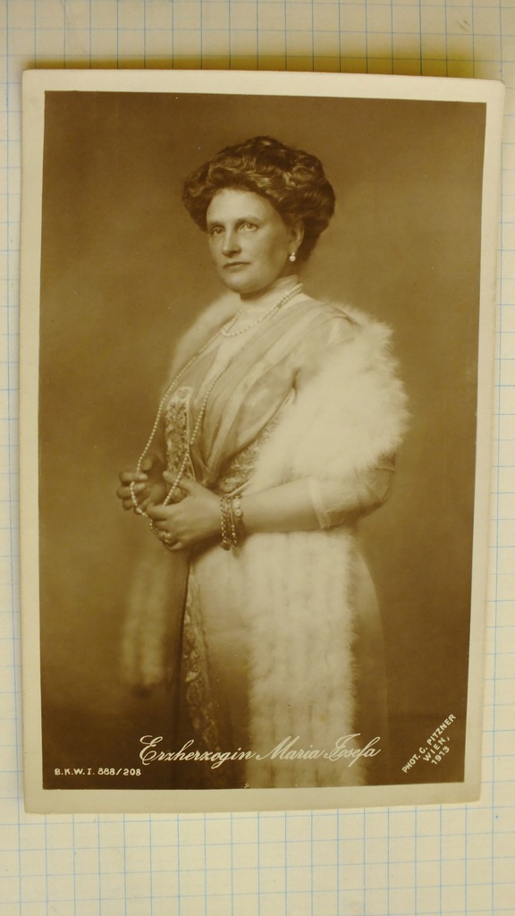 ARCYKSIĘŻNA AUSTRII MARIA JÓZEFA WETTYN