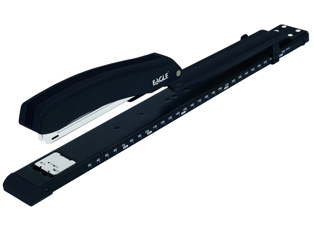 Zszywacz EAGLE niebieski długoramienny 10 kartek