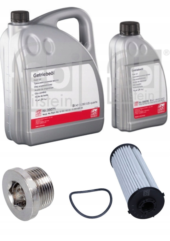 ZESTAW WYMIANY OLEJU DSG DQ381 DQ500 FEBI - 14298362023 - oficjalne ...