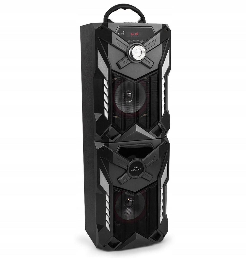 GŁOŚNIK BLUETOOTH KOLUMNA KARAOKE + MIKROFON 100W 8920507877