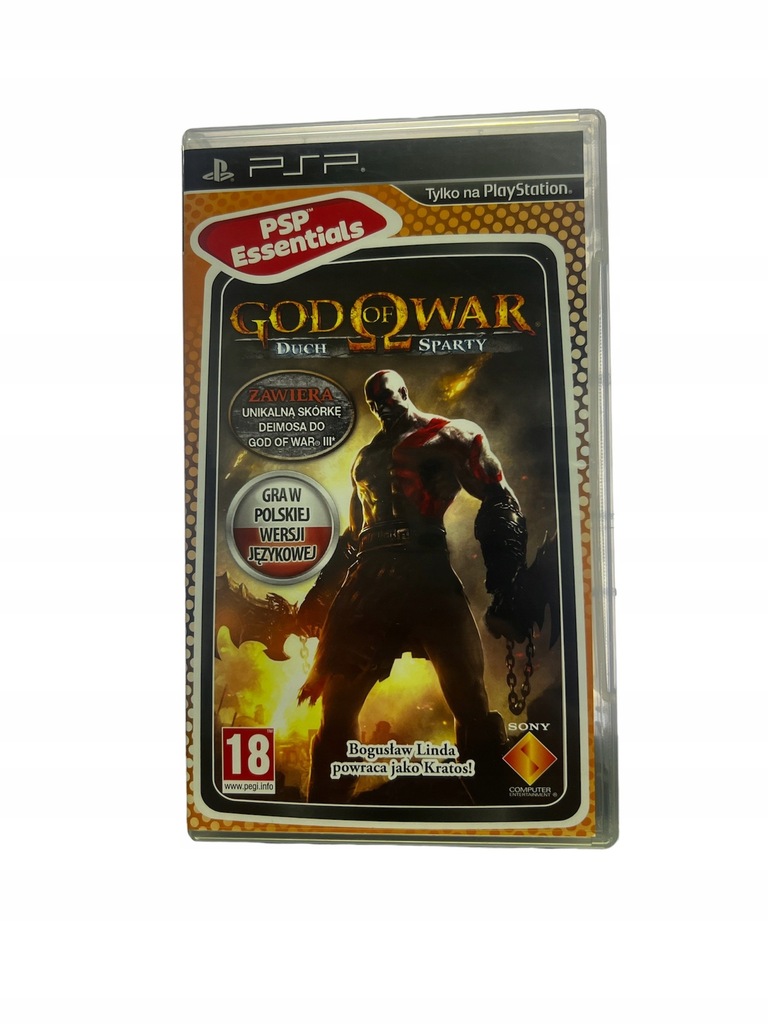 Gra do PSP God of War. Duch Sparty