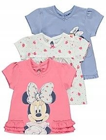 disney_80_3 PACK_BAWEŁNIANE bluzki_minnie_nowe