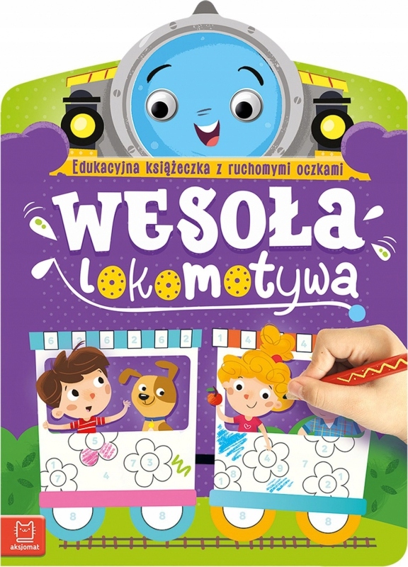 Wesoła lokomotywa. Edukacyjna książeczka z