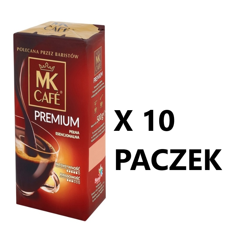 Kawa mielona MK Cafe Premium 500 g X10 PACZEK