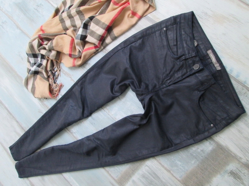 SANDWICH____WOSKOWANE skinny jeans rurki__36 S