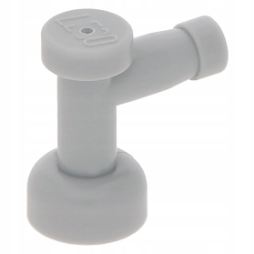 LEGO KRAN ZAWÓR 1x1 J. SZARY LBG 4599b