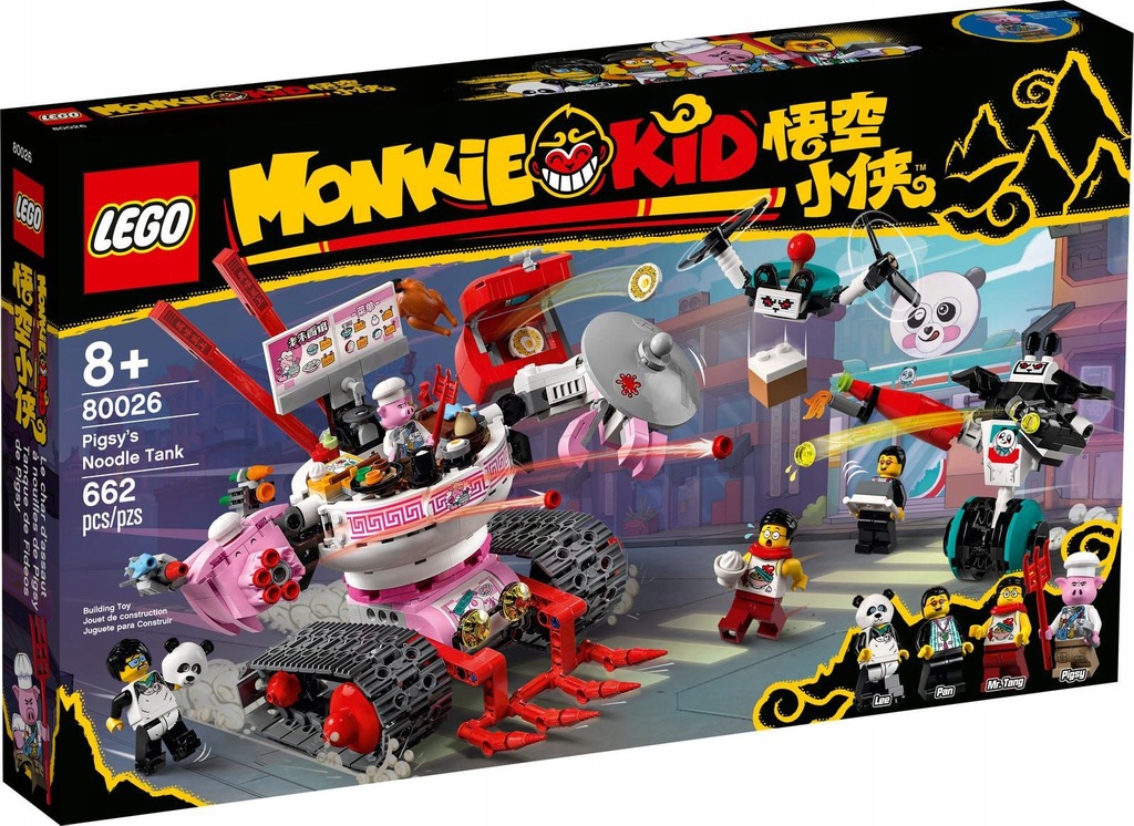 LEGO Monkie Kid 80026 Kluseczkowy czołg Pigsy’ego