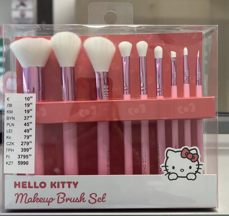 PĘDZLE HELLO KITTY BIAŁE - 13503125680 - oficjalne archiwum Allegro