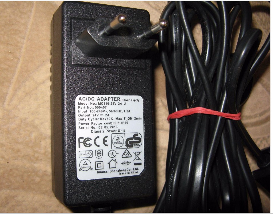 Adaptateur Ca Cc 29v 24v 2a Transformateur Inclinable