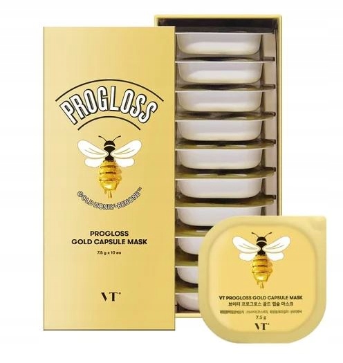 VT COSMETICS PROGLOSS GOLD CAPSULE MASK 10szt w 1