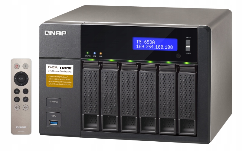 Serwer NAS Qnap TS-653a 4GB DDR FV23%