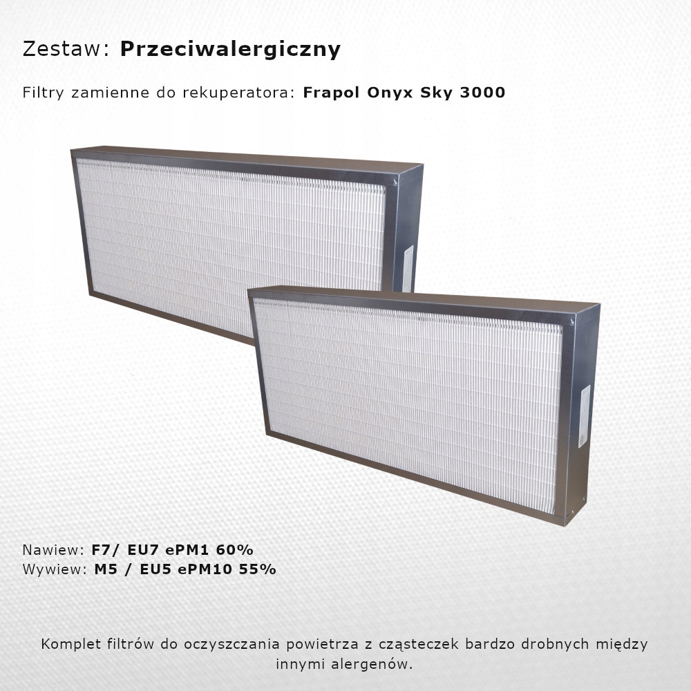 Frapol Onyx Sky 3000 zestaw przeciwalergiczny