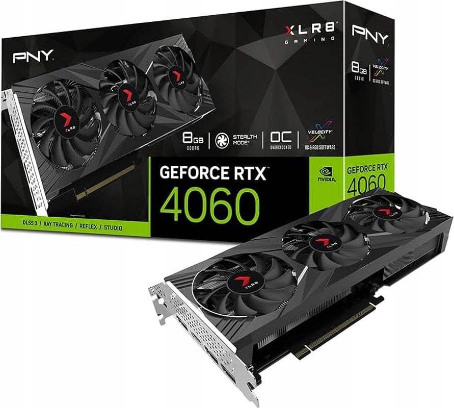 PNY GeForce RTX 4060 XLR8 Gaming Verto Epic-X RGB OC 8GB GDDR6 OUTLET