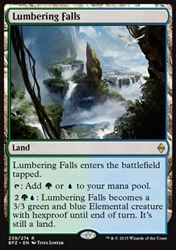 Lumbering Falls Battle for Zendikar