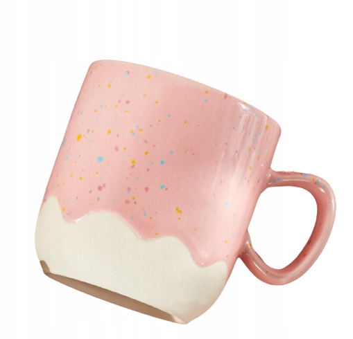 KUBEK Z KAMIONKI 380 ml Smukee Deser z polewą