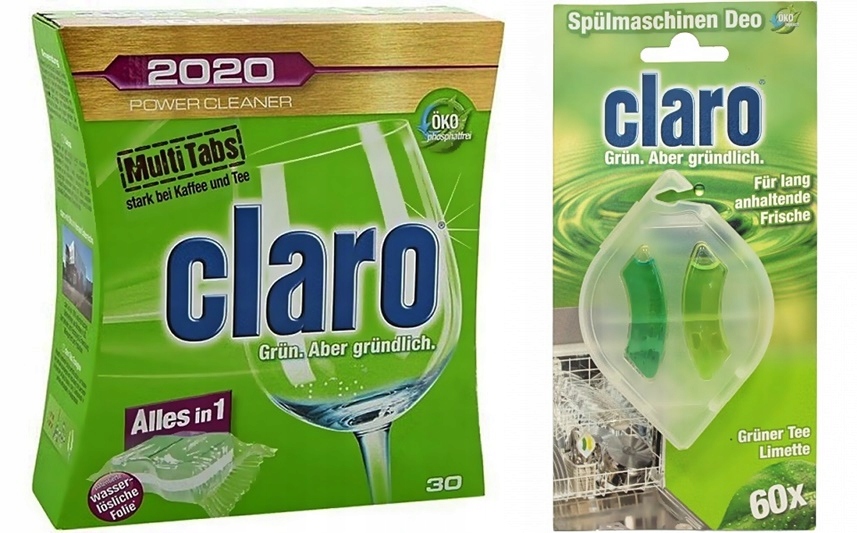 Claro Tabletki do Zmywarki 30szt ECO ZOBACZ