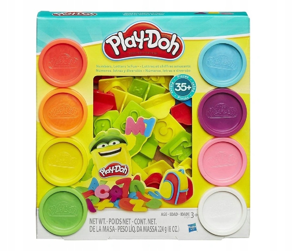 Play Doh Ciastolina Literki Cyferki Alfabet 21018 9122112310 Oficjalne Archiwum Allegro