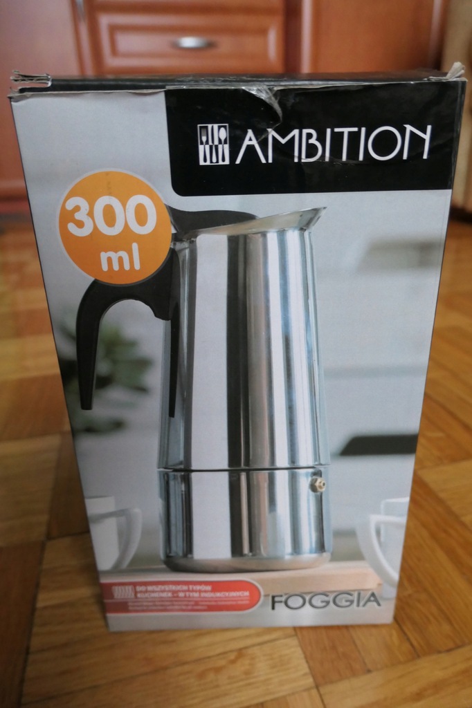 Kawiarka Ambition Foggia 300 ml kawa indukcja
