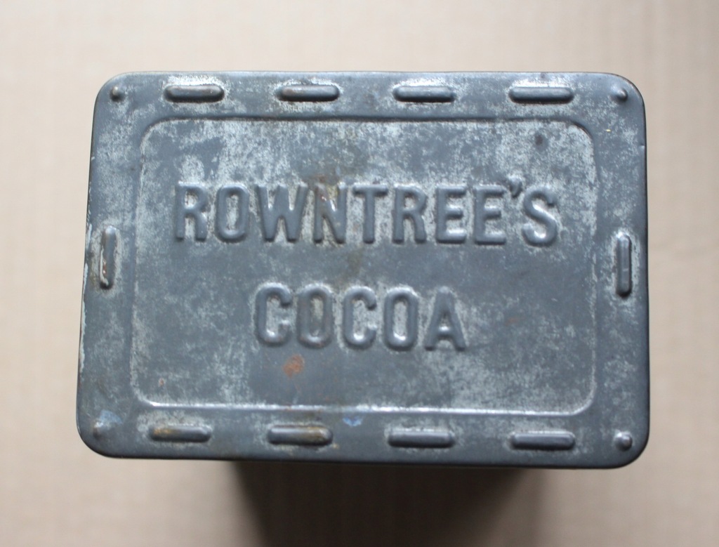 Stara blaszana puszka ROWNTREE'S COCOA