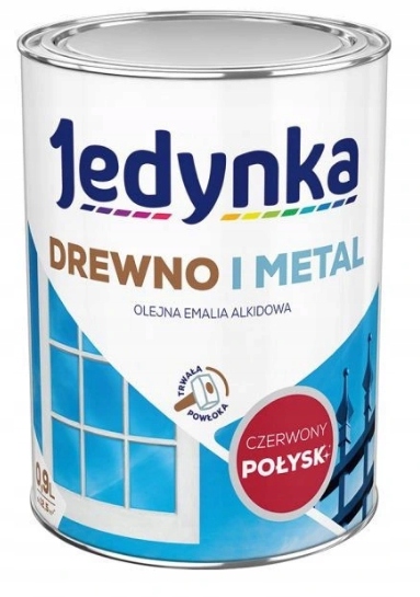 JEDYNKA CZERWONY POŁYSK 0. 9L