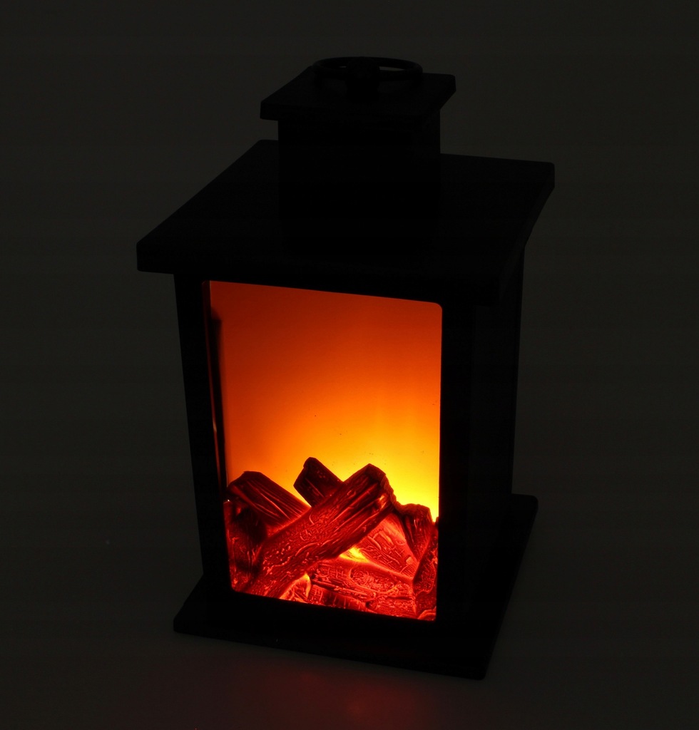 NB13 LAMPION LED KOMINEK imitacja ognia latarnia - 7673278911