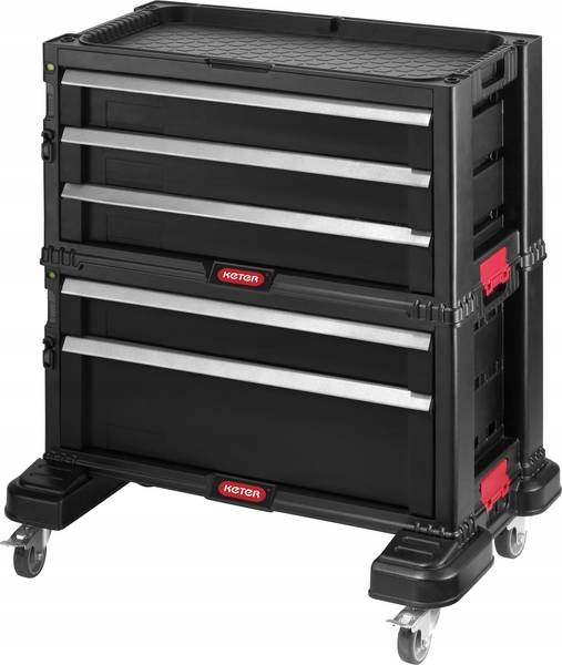 REGAŁ Narzędziowy 5 Szuflad KETER Tool Chest Set 10232724129