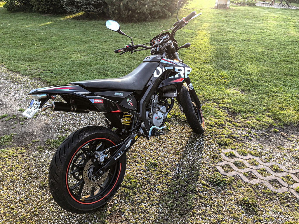 Derbi Senda 50 X-Treme wydech Yasuni Supermoto SM