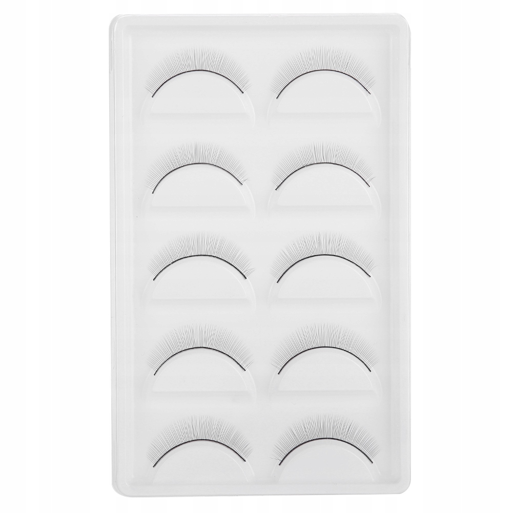 SZTUCZNE RZĘSY, DŁUGIE, 5PAR DLA POCZĄTKUJĄCYCH