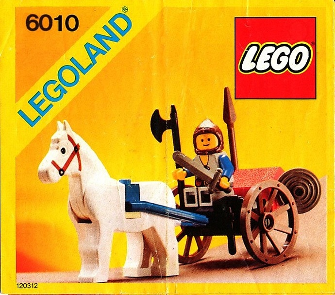 LEGO Castle Lion Knights 6010 Supply Wagon 1984