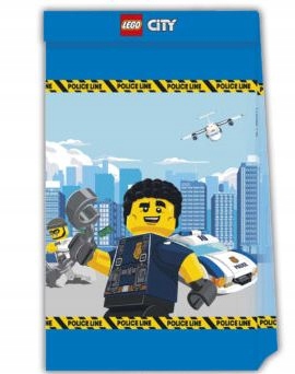 Torebki prezentowe Lego City 4 szt.