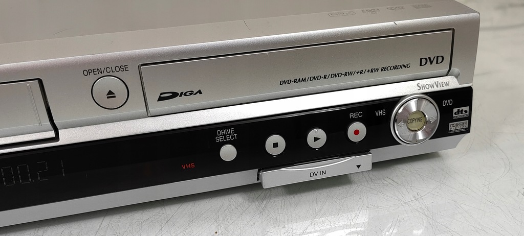 PANASONIC DMR-ES35V NAGRYWARKA DVD/VHS S/VHS COMBO - 13017768508 ...
