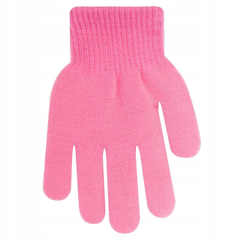 Rękawiczki ocieplane różowe 12 cm YoClub!