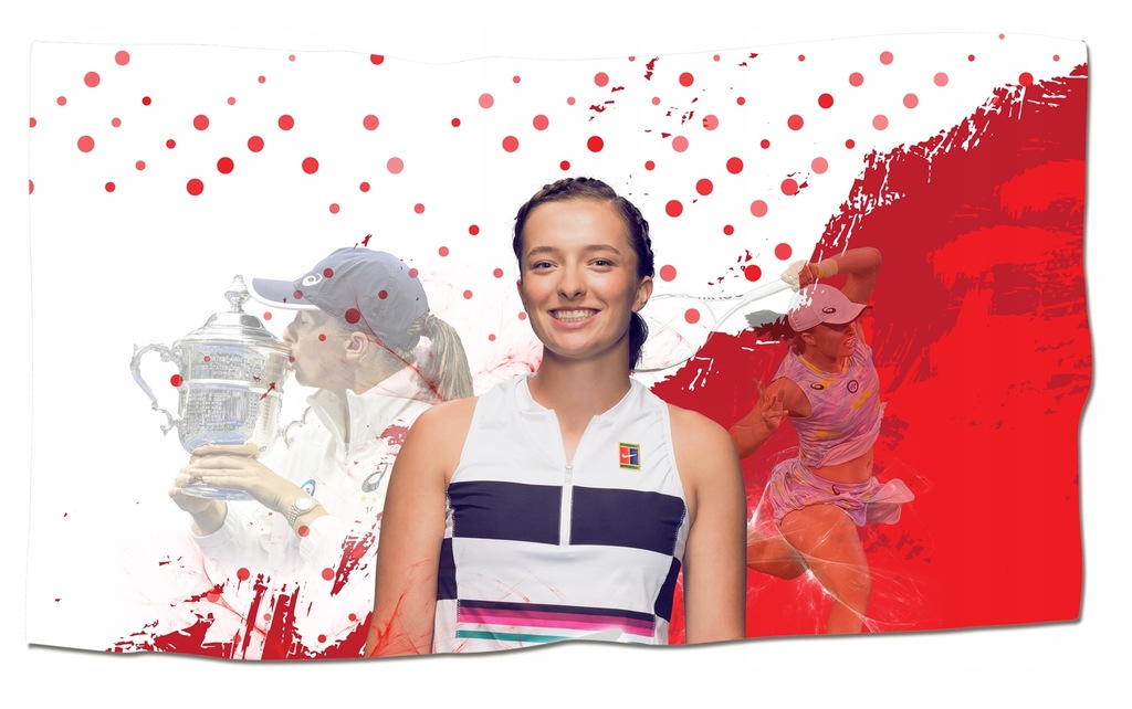 ręcznik mikrofibra szybkoschnacy Iga Swiatek tenis