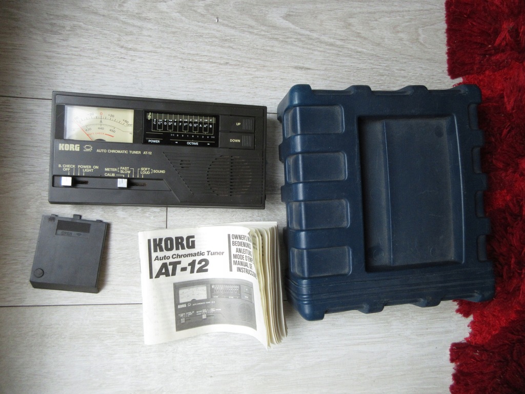 KORG AT-12 AUTO-CHROMATIC TUNER SPRAWNY UNIKAT RETRO JAPAN